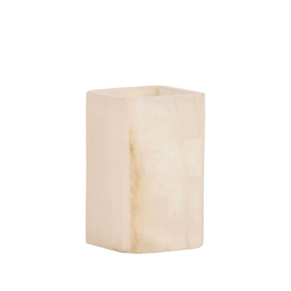 Andrea House - Μαρμάρινο Ποτηράκι Για Οδοντόβουρτσες White/Beige Marble
